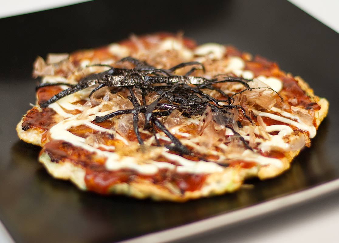Order O6. Chicken Okonomiyaki food online from Kuishibo store, San Francisco on bringmethat.com