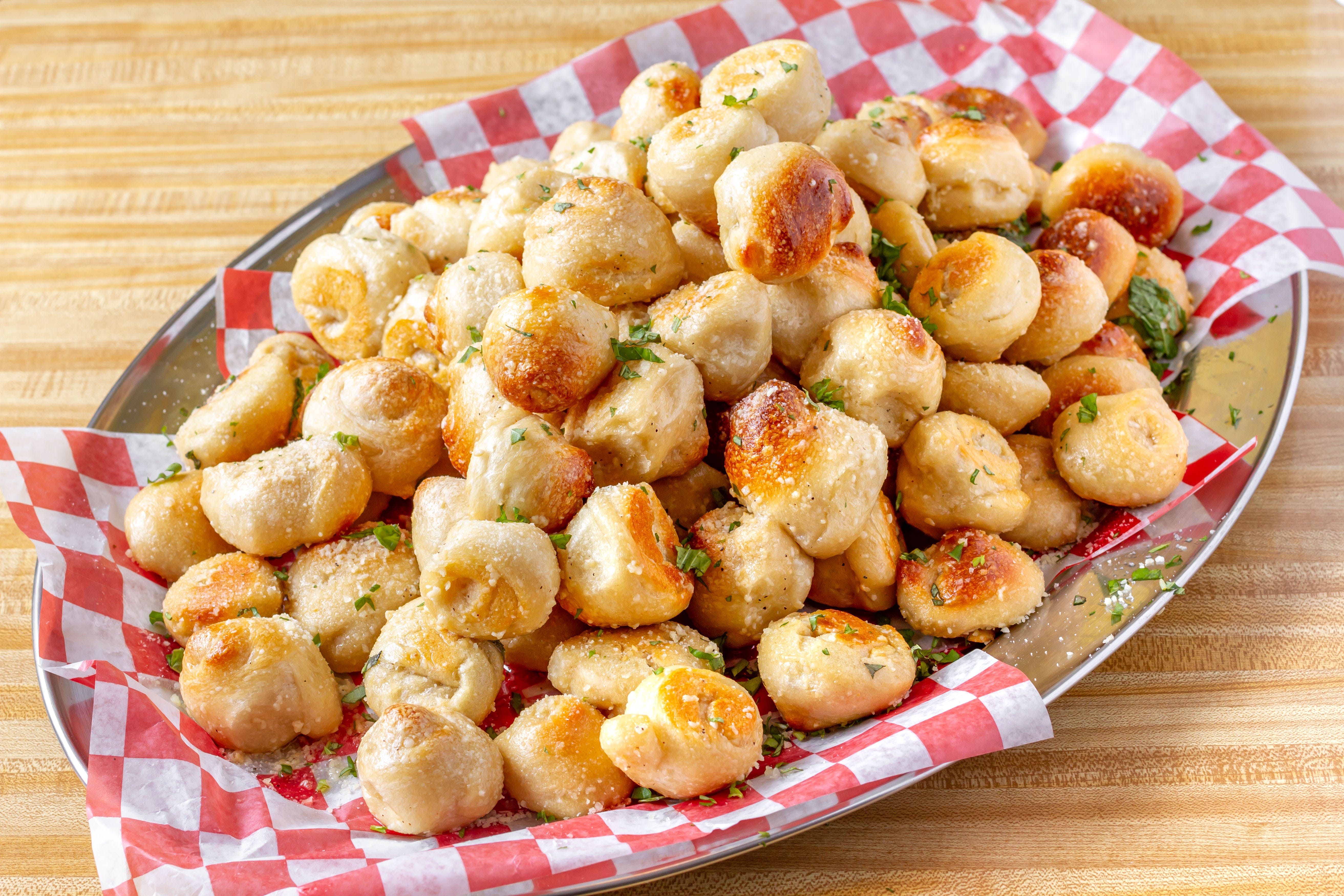 Order Garlic Knots - 8 Pieces food online from Classico Pizzeria store, Westminster on bringmethat.com