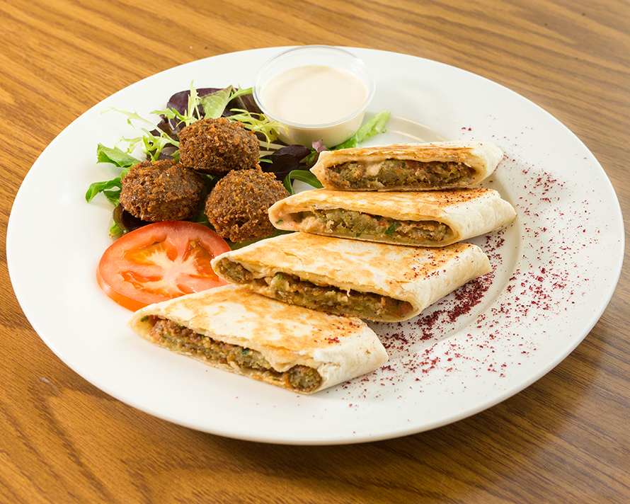 Order Falafel Sandwiches for 4 food online from Grilled Chicken And Rice store, West Lafayette on bringmethat.com