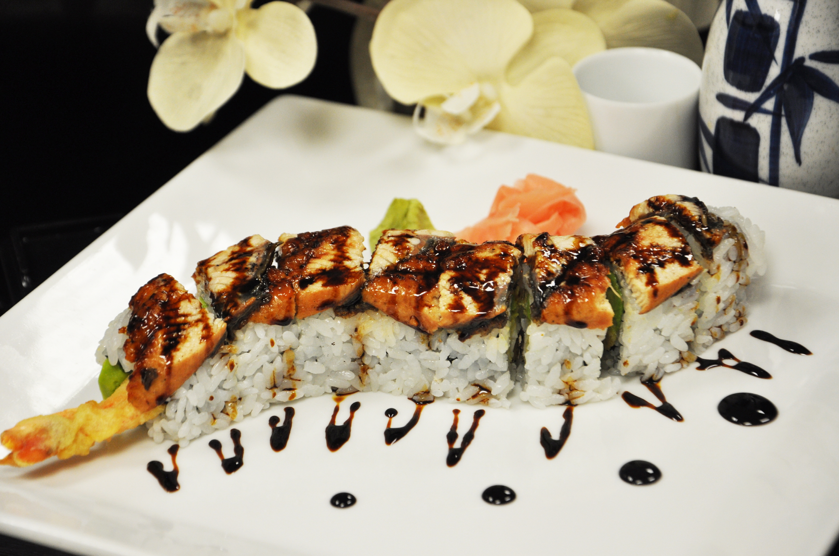 Order Sweet Dragon Roll food online from Umi Sushi store, Ann Arbor on bringmethat.com