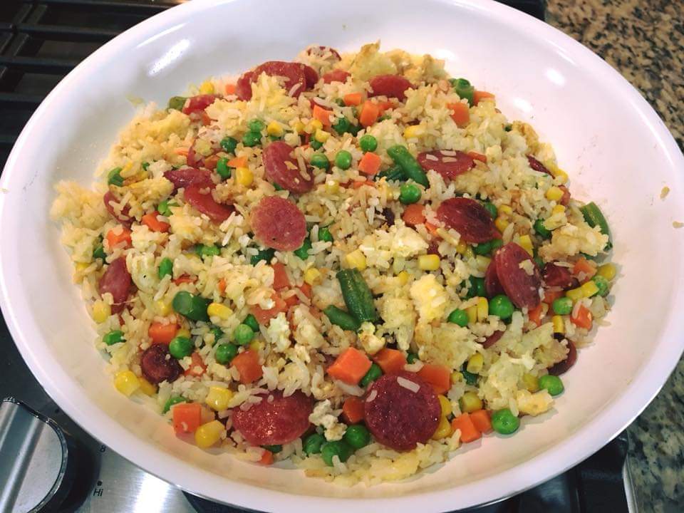 Order Sausage Fried Rice- Com chien lap xuong food online from Tuyet Mai store, San Francisco on bringmethat.com