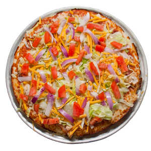 Order Chicken Fajita Pizza (Small - 9") food online from Pizza Plus store, Kingsport on bringmethat.com