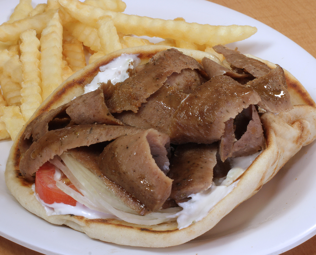 Order Gyros Sandwich food online from Eagle Restaurant store, Downers Grove on bringmethat.com