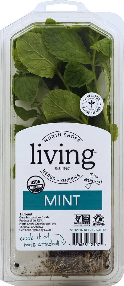Order North Shore · Living Organic Mint (1 ct) food online from Safeway store, Turlock on bringmethat.com