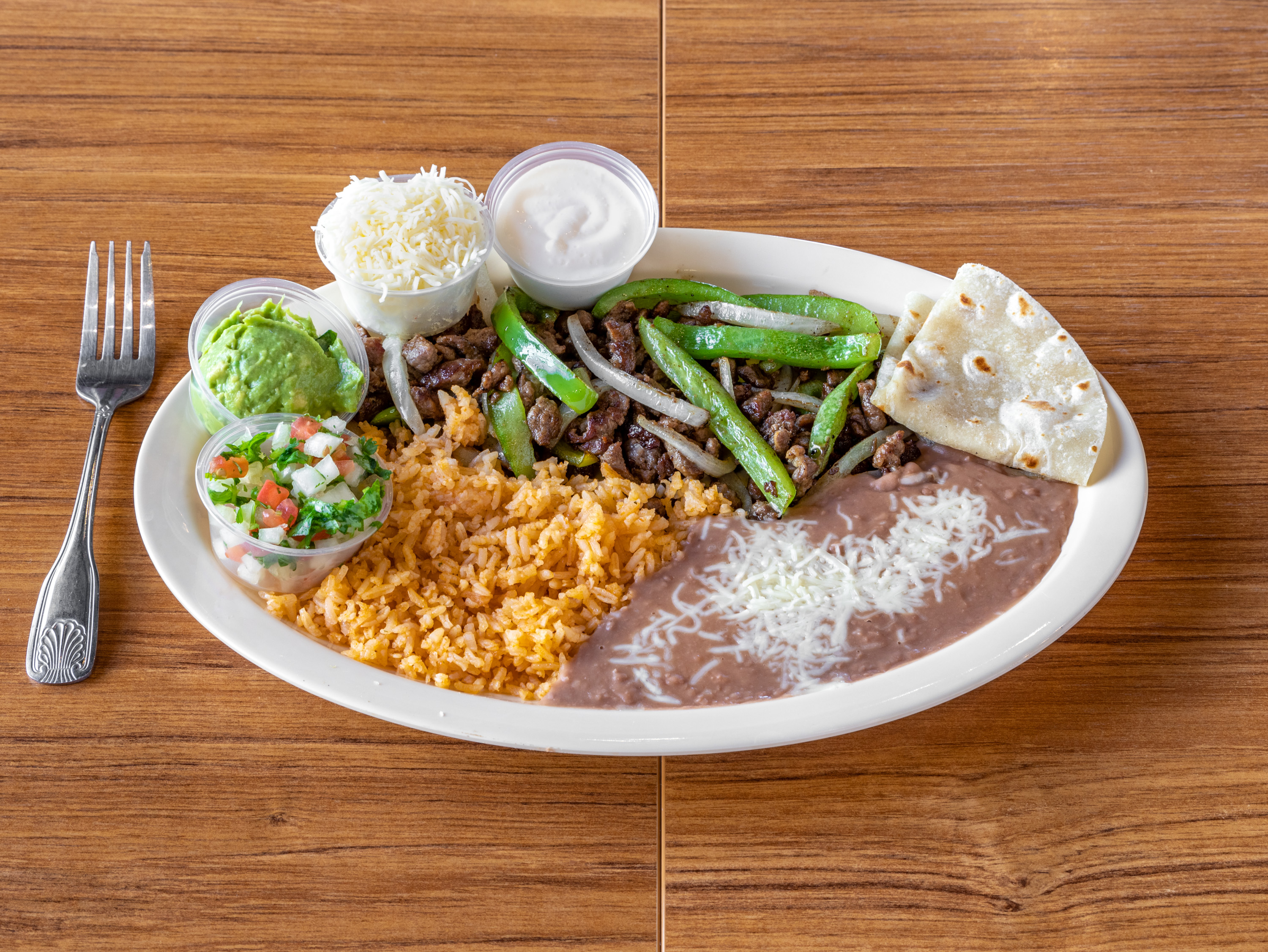 Order Fajitas Plate food online from Rudy Mexican Grill store, Mesa on bringmethat.com