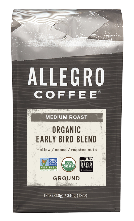 Order Organic Early Bird Blend (12 oz.) food online from Allegro Coffee Company store, Memphis on bringmethat.com