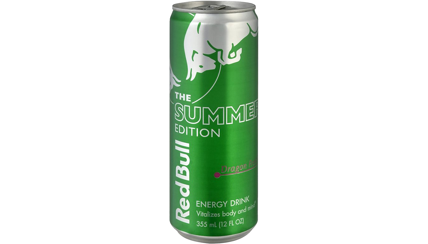 Order Red Bull Dragon Fruit 12oz food online from Extramile store, La Quinta on bringmethat.com