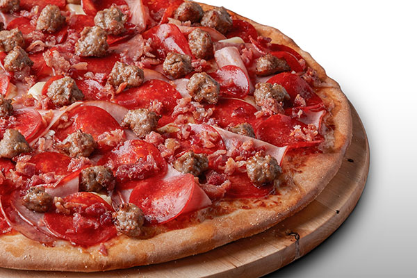 Order All Meat Pizza food online from Pizza Guys store, Santa Clarita on bringmethat.com