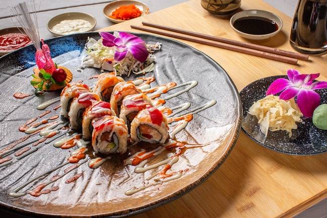 Order Earthquake food online from Yama Sushi Roll House store, Virginia Beach on bringmethat.com