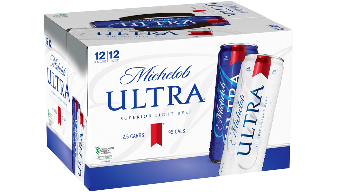 Order Michelob Ultra 12 Pack Cans food online from Extramile store, Desert Hot Springs on bringmethat.com