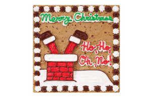 Order Merry Christmas Ho Ho Oh No Cookie Cake food online from American Deli on Broad St. store, Athens on bringmethat.com