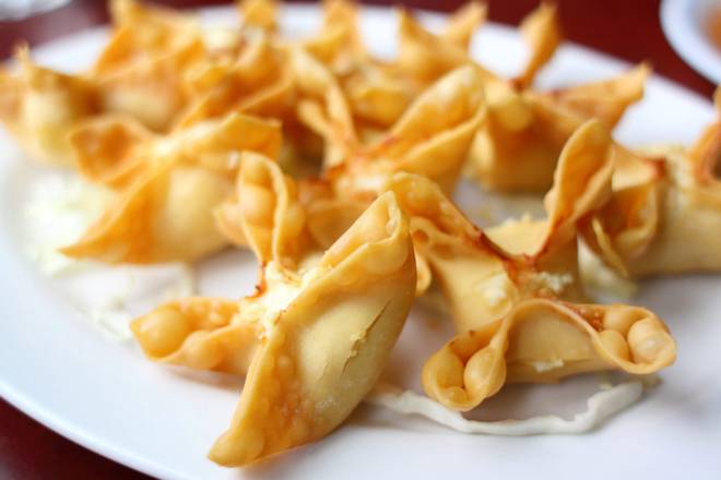 Order 2. 8 Cream Cheese Wonton food online from Rising Sun Chinese Food store, Foothill Ranch on bringmethat.com