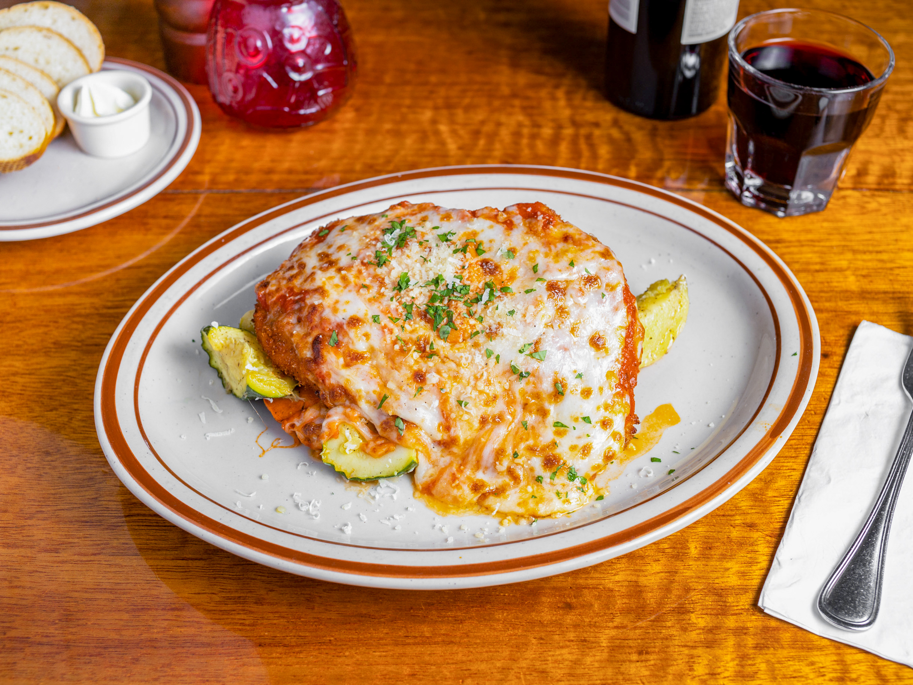 Order Chicken Parmigiana food online from The Sausage Factory store, San Francisco on bringmethat.com