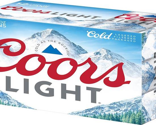 Order Coors Light 12 Pack Cans food online from Chevron ExtraMile store, El Cerrito on bringmethat.com