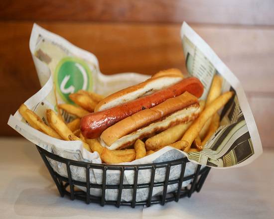 Order All Beef Pearl Hot Dog food online from Wahlburgers store, Huntsville on bringmethat.com