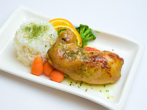 Order Grilled Chicken on Rice Platter food online from Lun Asia Chef store, Philadelphia on bringmethat.com