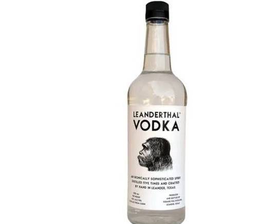 Order Leanderthal, 750mL vodka (40.0% ABV) food online from Cold Spring Liquor store, Liberty Hill on bringmethat.com