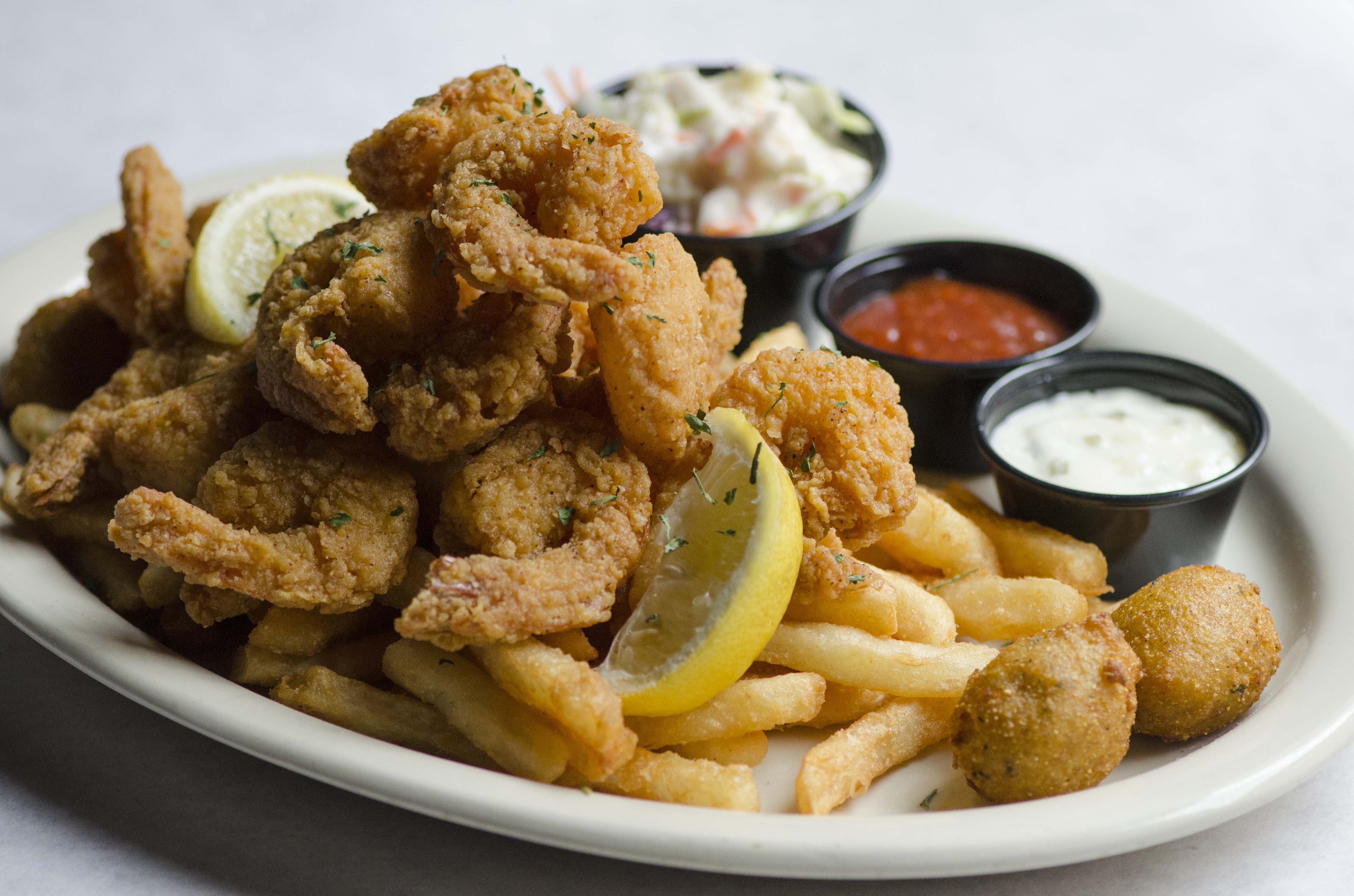 Order Fried Shrimp Platter food online from Mambo store, New Orleans on bringmethat.com