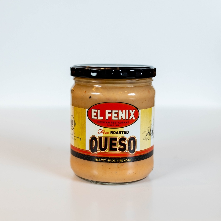 Order Roasted Queso Jar food online from El Fenix store, Dallas on bringmethat.com