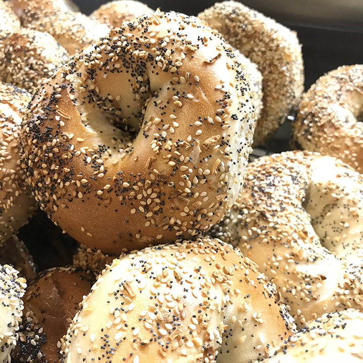 Order Everything Bagel food online from Liberty Bagels store, New York on bringmethat.com