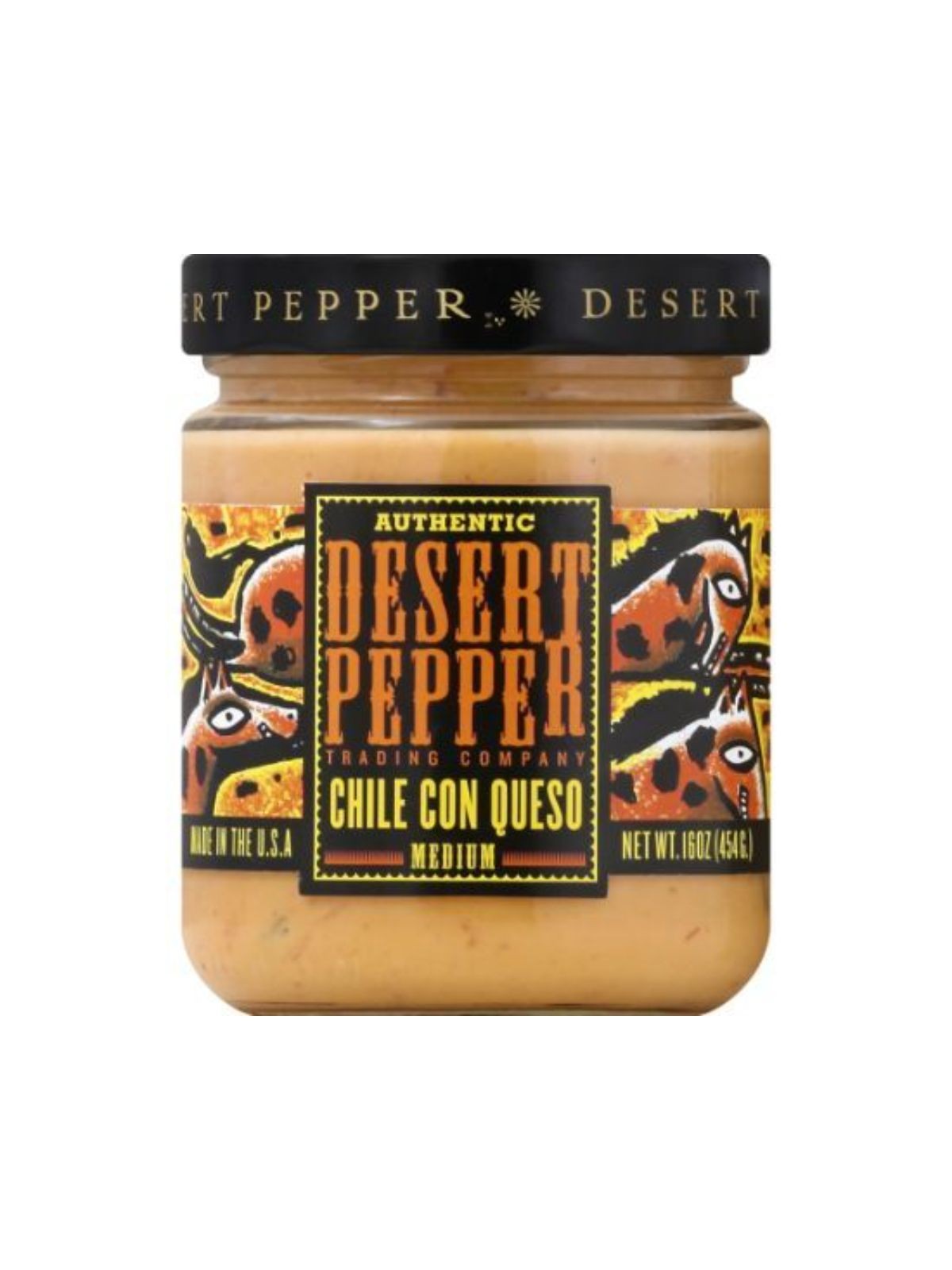 Order Desert Pepper Trading Chile Con Queso Dip (16 oz) food online from Stock-Up Mart store, Marietta on bringmethat.com