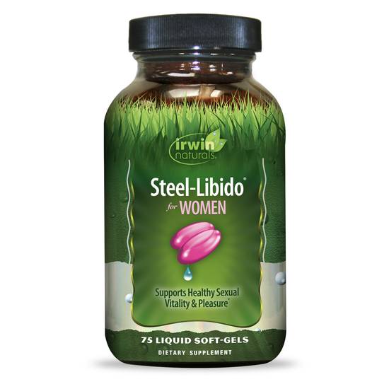 Order Irwin Naturals Dietary Supplement Softgels Steel Libido Womens (75 ct) food online from Rite Aid store, Palm Desert on bringmethat.com