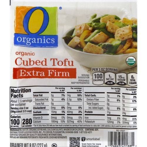 Order O Organics · Extra Firm Cubed Tofu (8 oz) food online from Safeway store, Redding on bringmethat.com