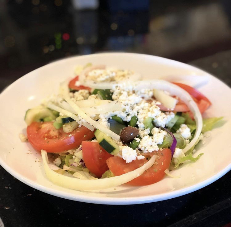 Order Classic Greek Salad food online from Bell Diner store, New York on bringmethat.com