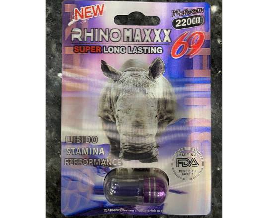 Order R hino 69 Max Super Long Lasting  food online from Divine Wine and Spirits store, San Diego on bringmethat.com