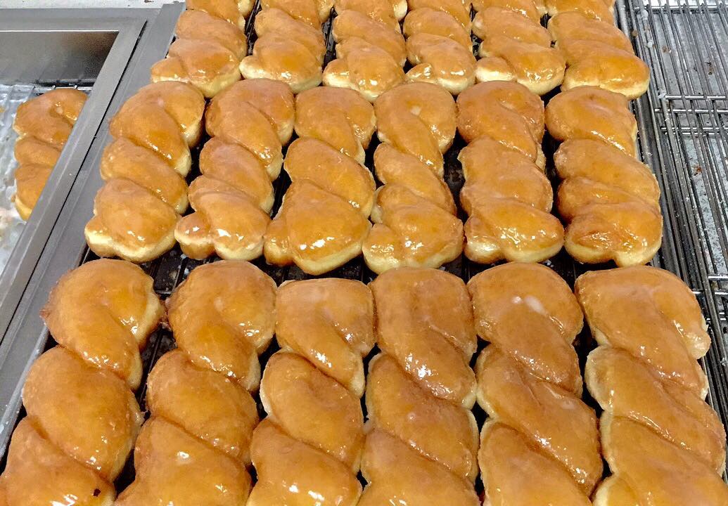 Order Raised Glazed Twist food online from Sophe Donuts store, Covina on bringmethat.com