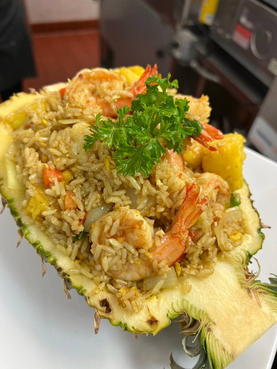 Order Pineapple Fried Rice food online from Sushi Thai store, Libertyville on bringmethat.com