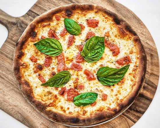 Order GLUTEN FREE MARGHERITA food online from Amicis East Coast Pizzeria store, Danville on bringmethat.com