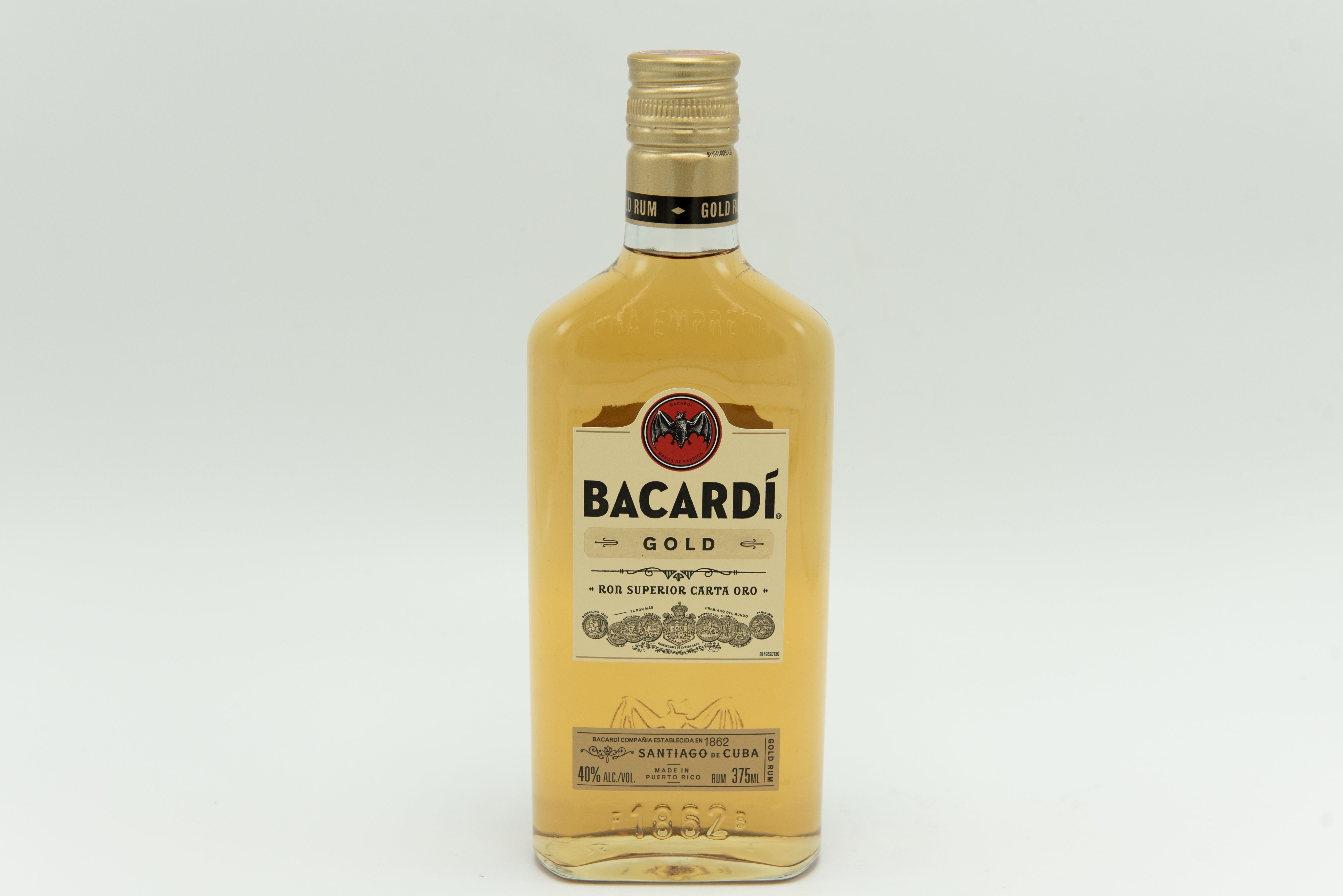 Order Bacardi Gold, 375mL Rum food online from Sandpiper Liquors store, Summerland on bringmethat.com