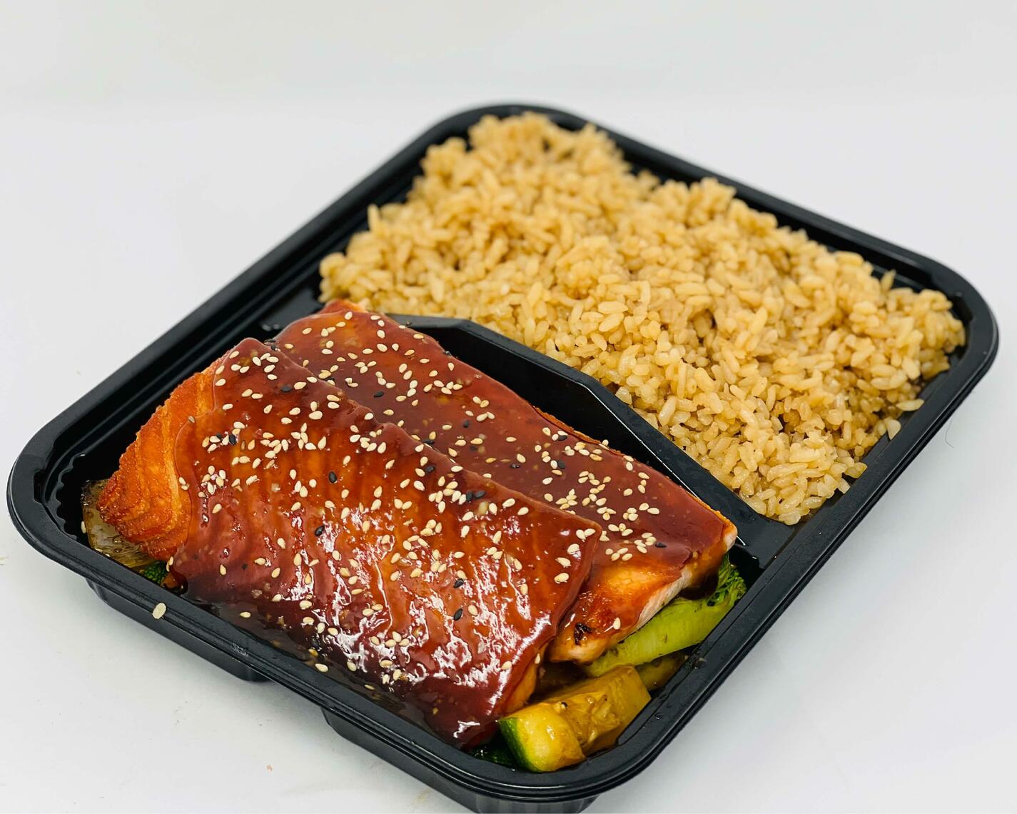 Order Hibachi Grilled Salmon food online from Mad Fish Sushi & Hibachi Grill store, Summerville on bringmethat.com