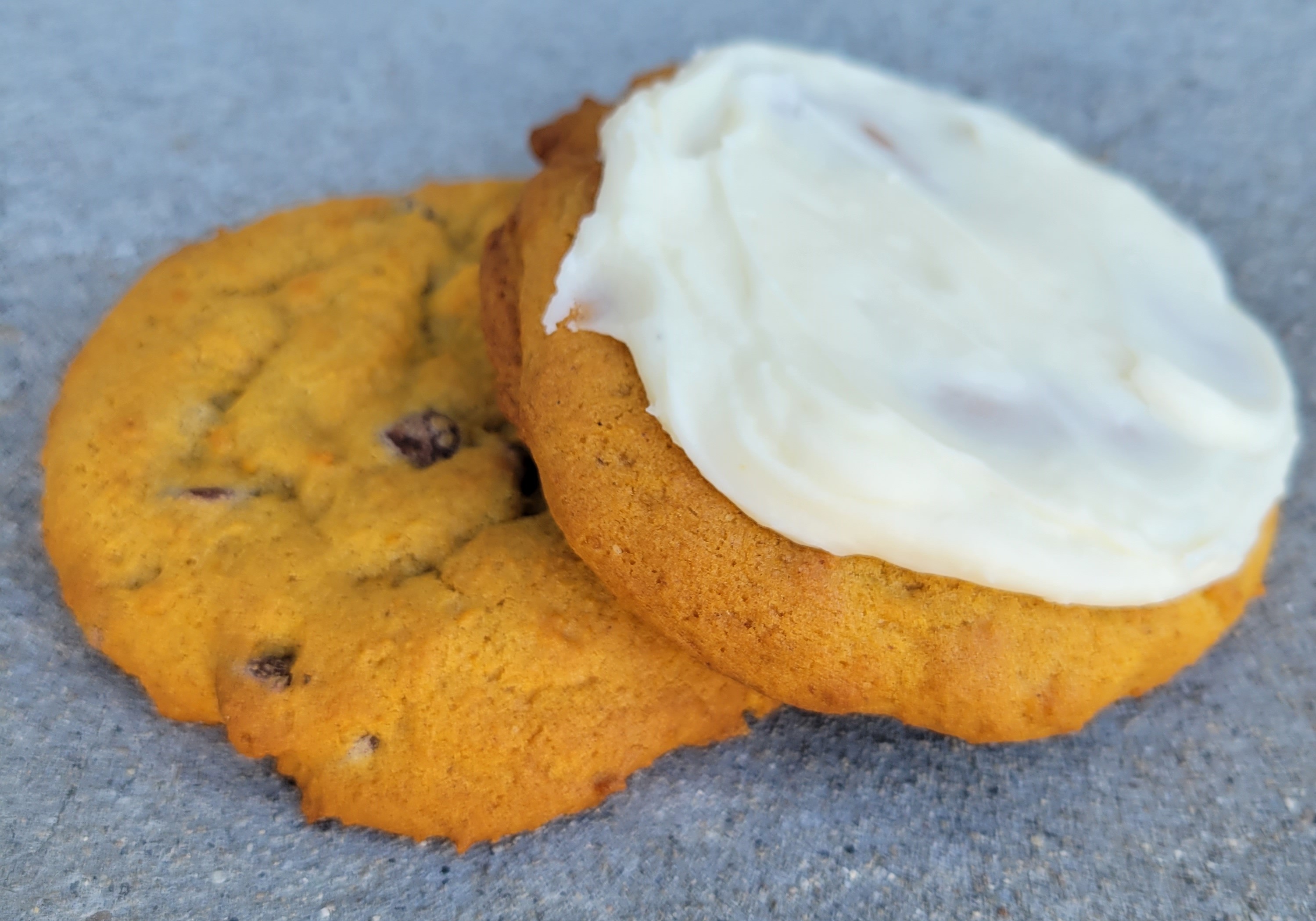 Order Frosted Pumpkin Chocolate Chip food online from Local Cookie Co. store, South Jordan on bringmethat.com