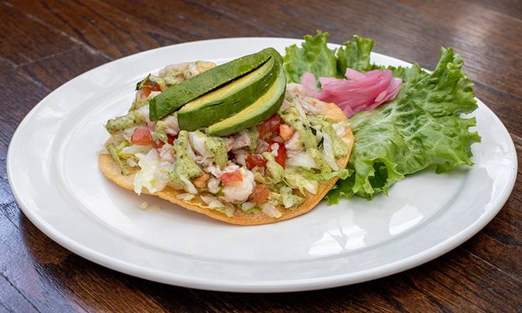Order Tostada Ceviche food online from Los Tios store, Houston on bringmethat.com