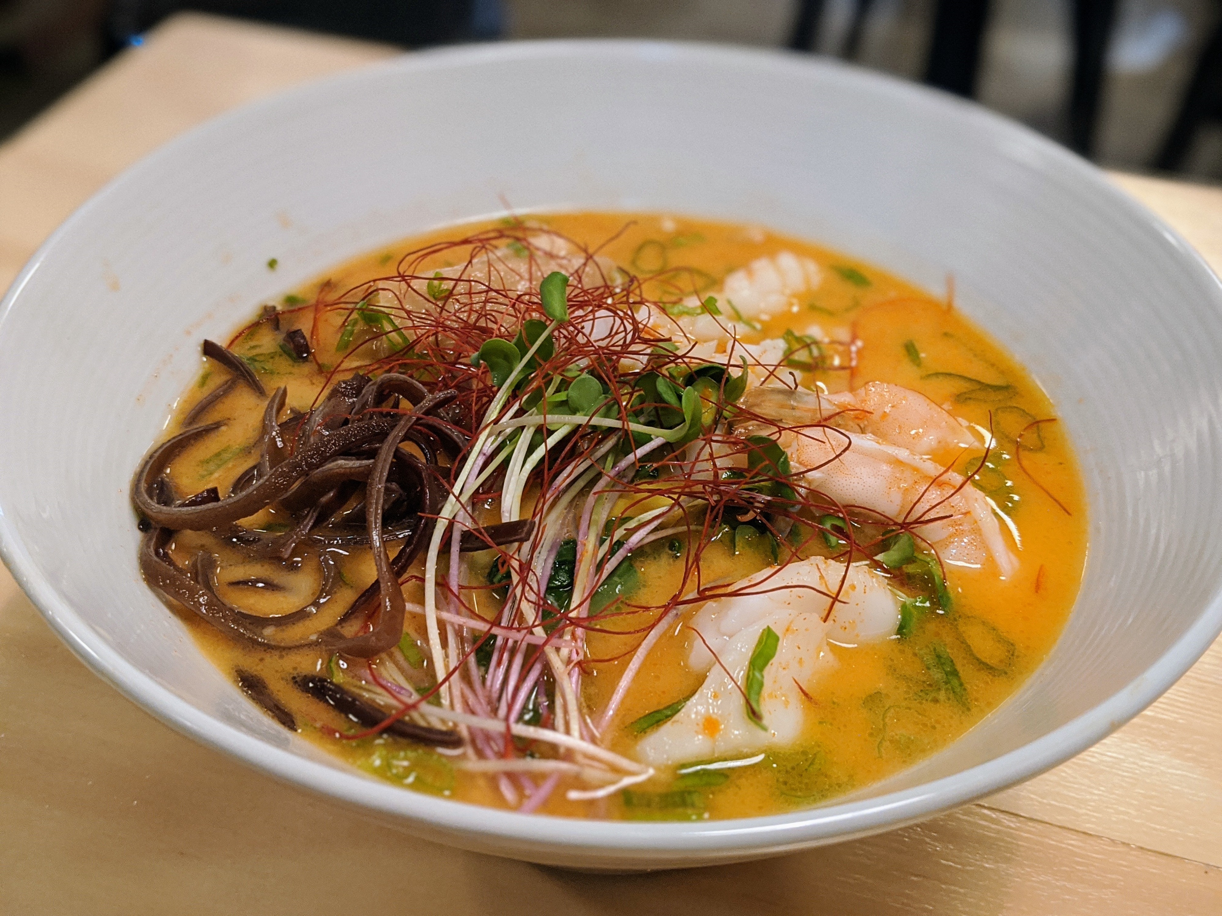Order Spicy Seafood Ramen food online from Shake Shake Crab store, New York on bringmethat.com