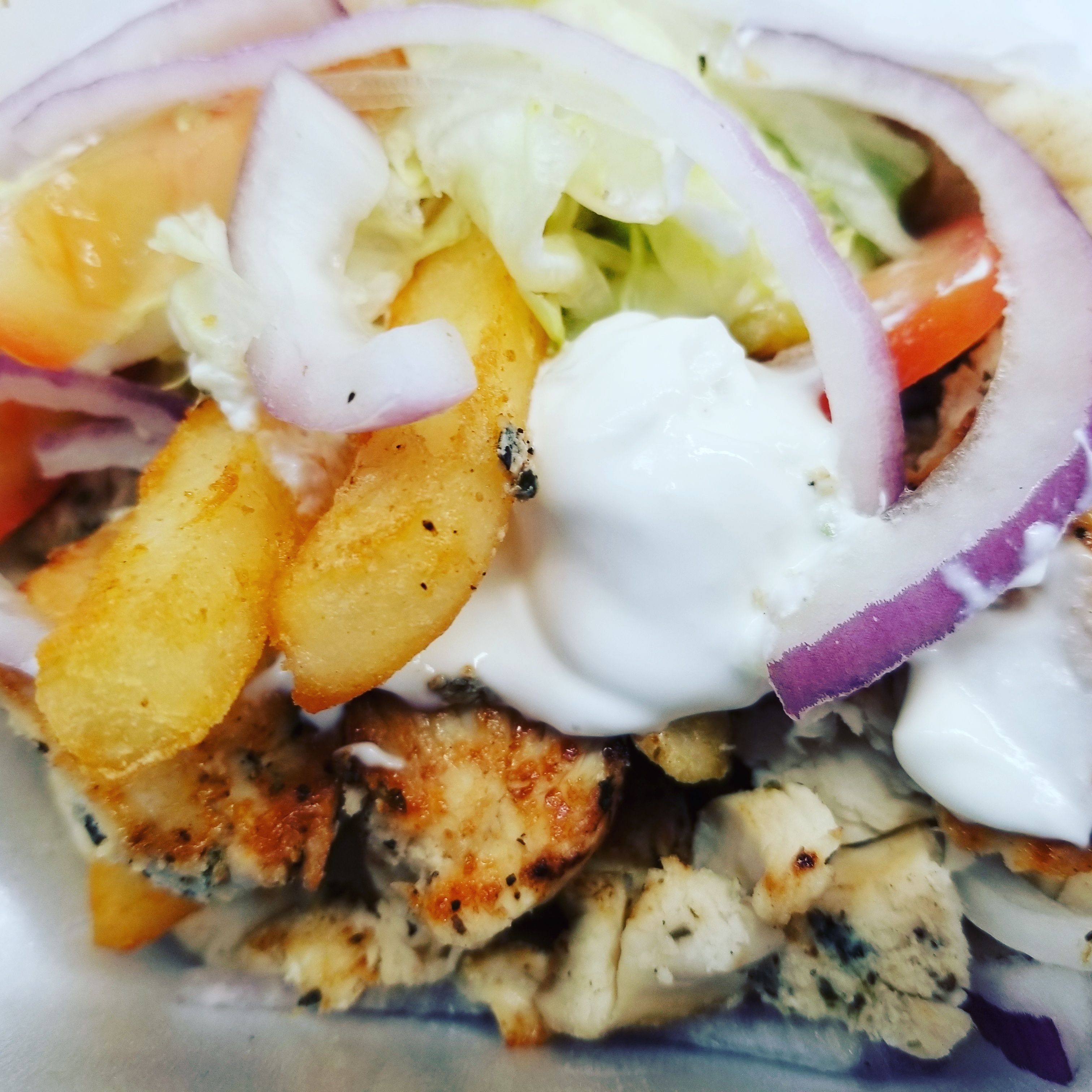 Order Chicken Gyro Platter food online from The Greek Express store, West Chester on bringmethat.com
