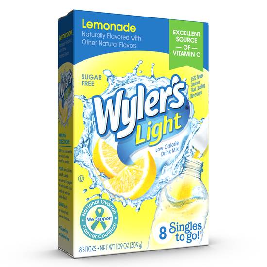 Order Wylers Soft Drink Mix Low Calorie Sugar Free Lemonade (0.14 oz x 8 ct) food online from Rite Aid store, Hemet on bringmethat.com