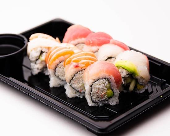 Order Rainbow Roll food online from Bei Express store, Scottsdale on bringmethat.com