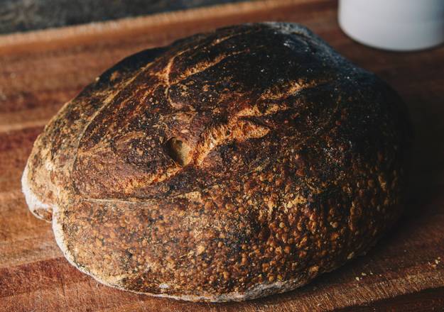 Order Seeded sourdough food online from Badolina Bakery &amp; Cafe store, Houston on bringmethat.com