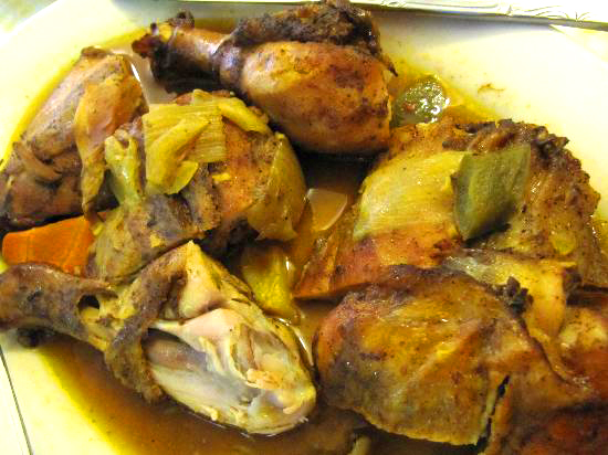 Order Belizean Stew Chicken food online from Garifuna Flava store, Chicago on bringmethat.com