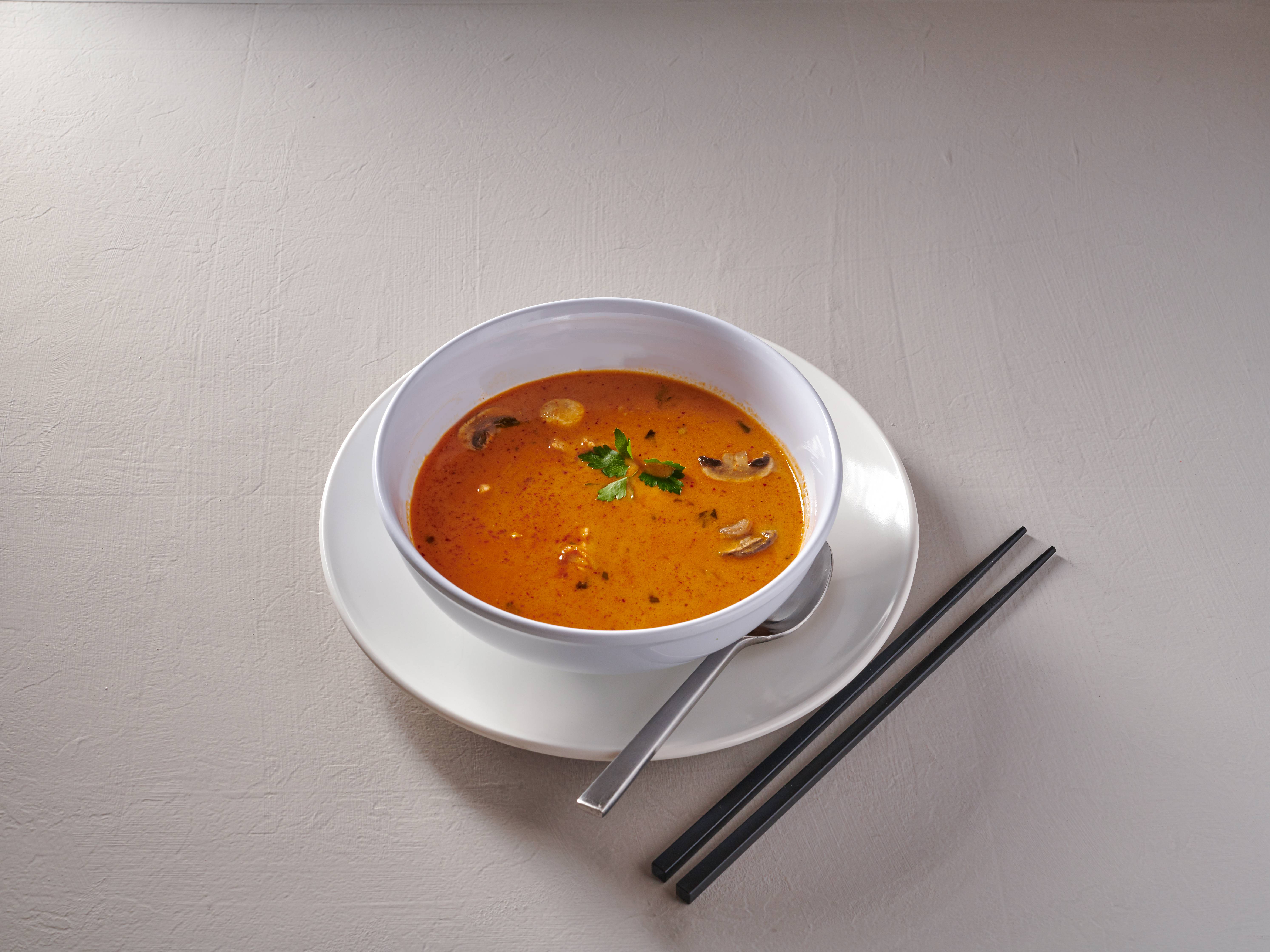 Order Tom Kha Gai Soup food online from Kruba DC Thai & Sushi store, Washington on bringmethat.com