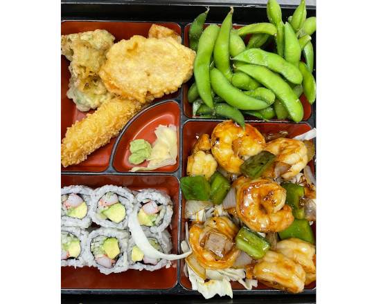 Order Shrimp Teriyaki bento box food online from Kyo Sushi store, Hartsdale on bringmethat.com