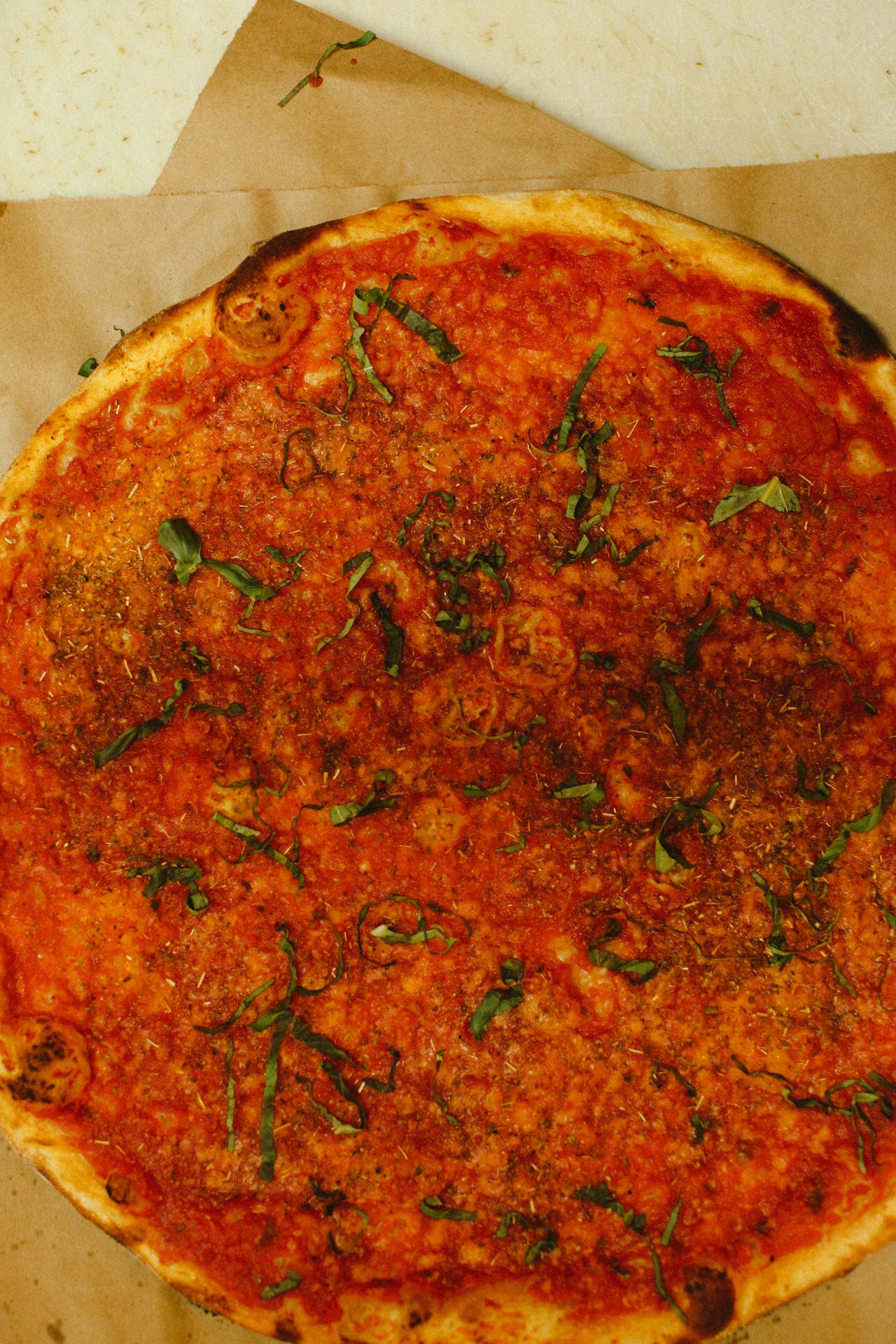 Order Tomato Pie - Small 12'' food online from Mama Luke store, Farmington on bringmethat.com