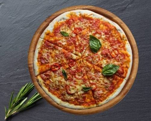 Order 10" Margherita Pizza food online from Express Pie Parlor store, Detroit on bringmethat.com