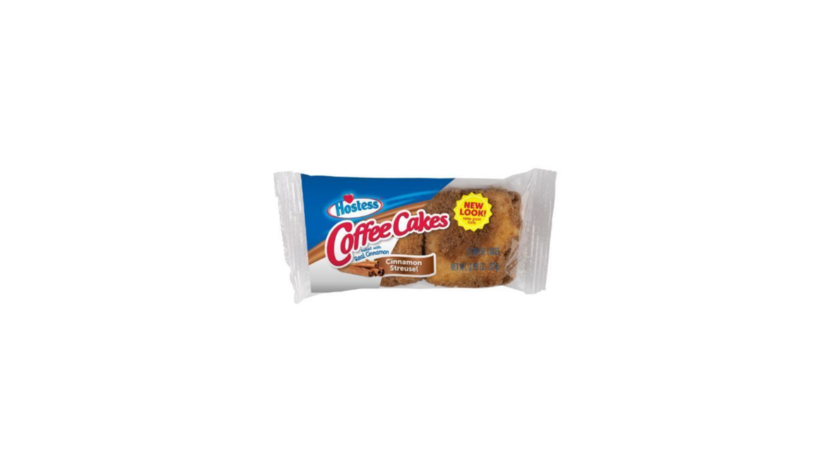 Order Hostess Coffee Cake Cinnamon Streusel 2 Count food online from Rebel store, Antioch on bringmethat.com