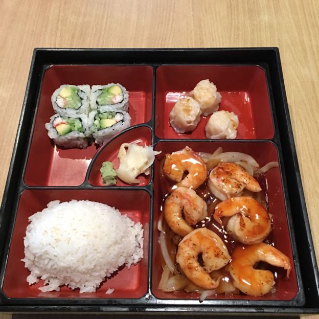 Order Shrimp Teriyaki Dinner Bento Box food online from Sakura store, State College on bringmethat.com