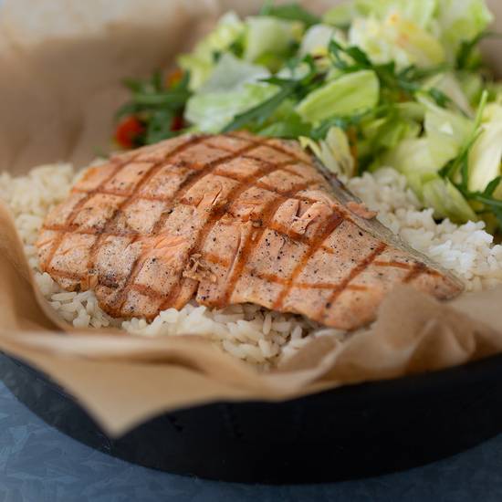 Order Wild Caught Alaskan Salmon food online from Crazy Fish Grill & Market store, Los Angeles on bringmethat.com