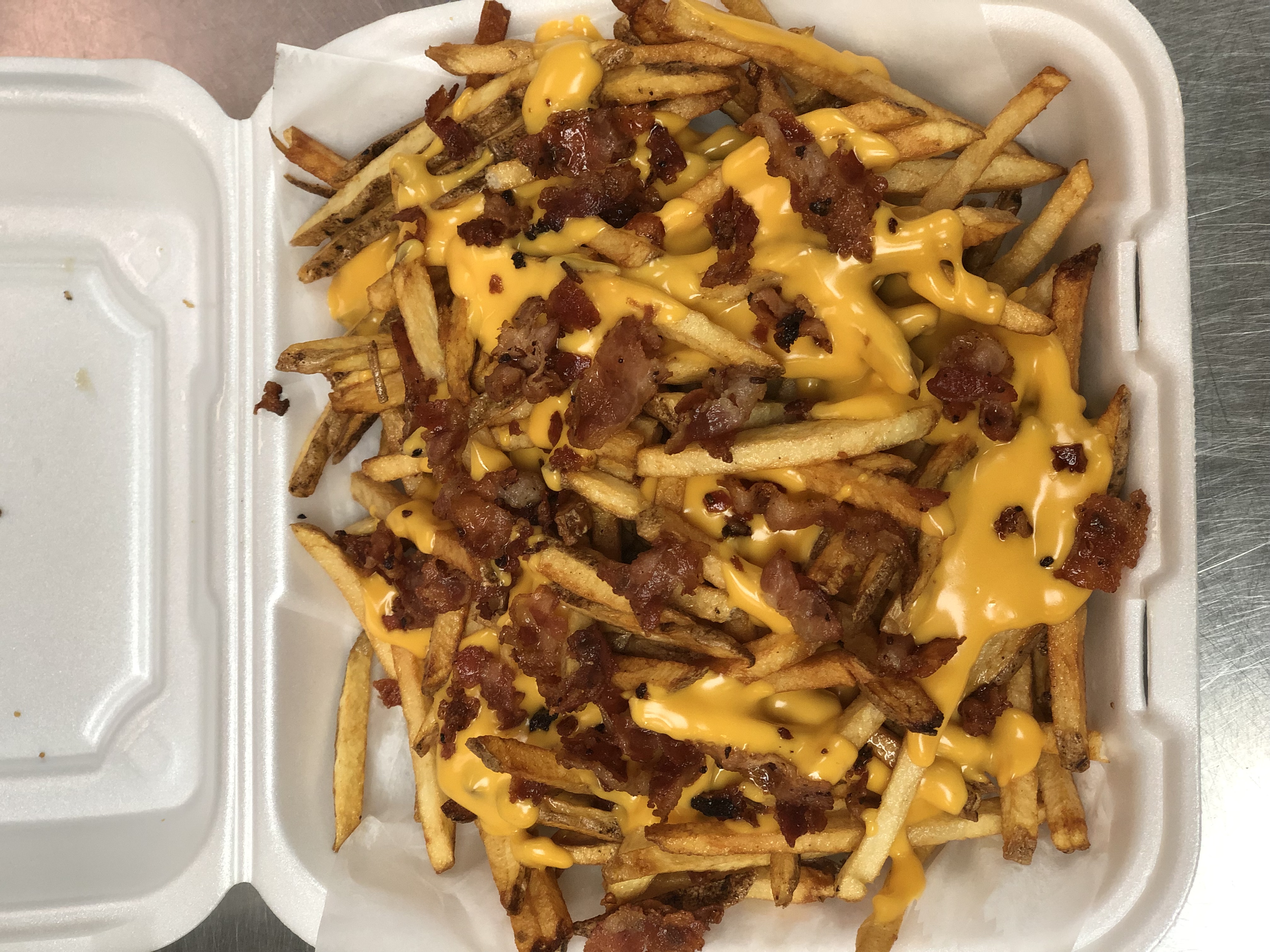 Order Bacon Cheese Fries food online from Route 51 Wings store, Brentwood on bringmethat.com